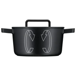 WMF Flavour Bräter, 24 cm, Black| Bräter & Schmortöpfe