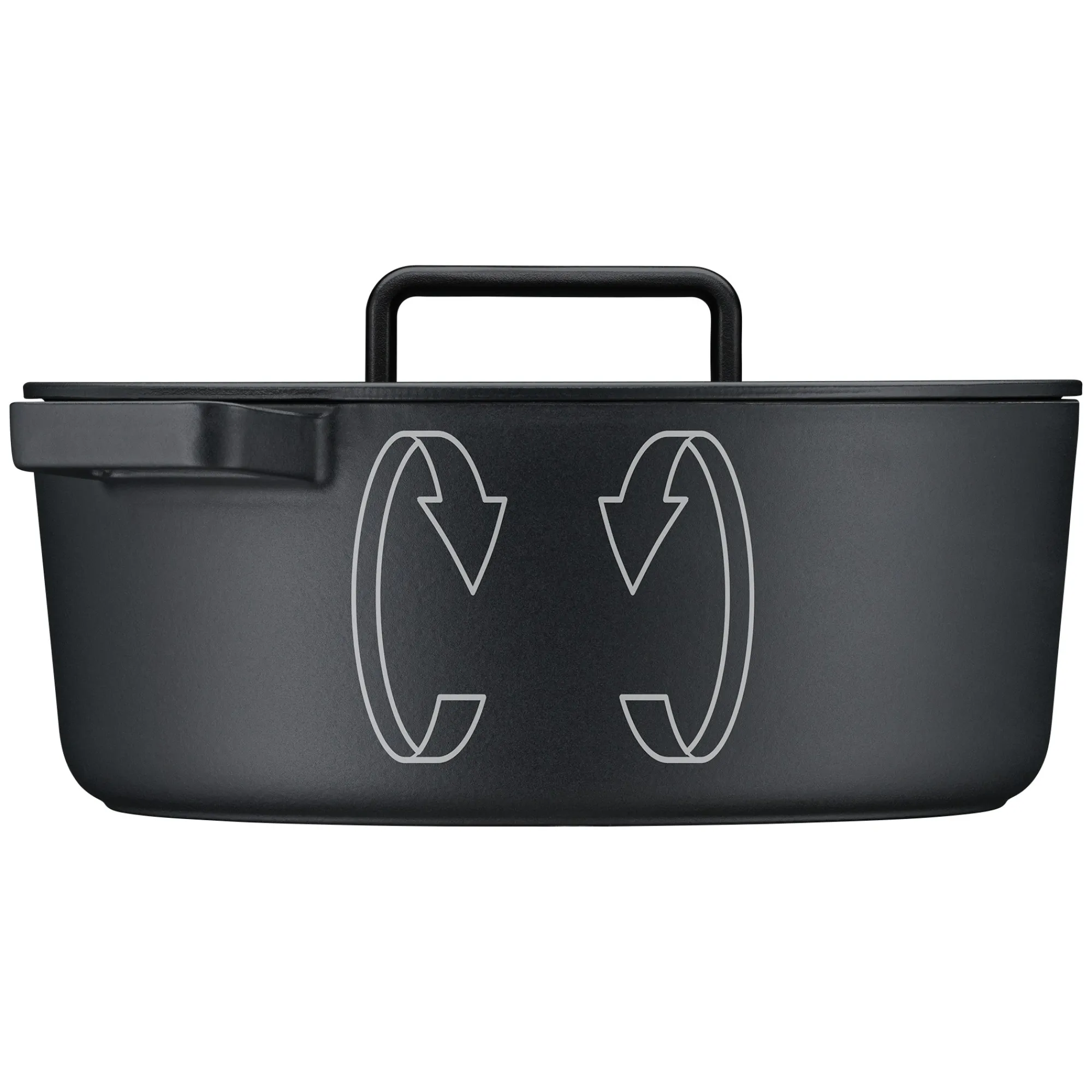WMF Flavour Bräter oval, 33 x 26 cm, Black| Bräter & Schmortöpfe