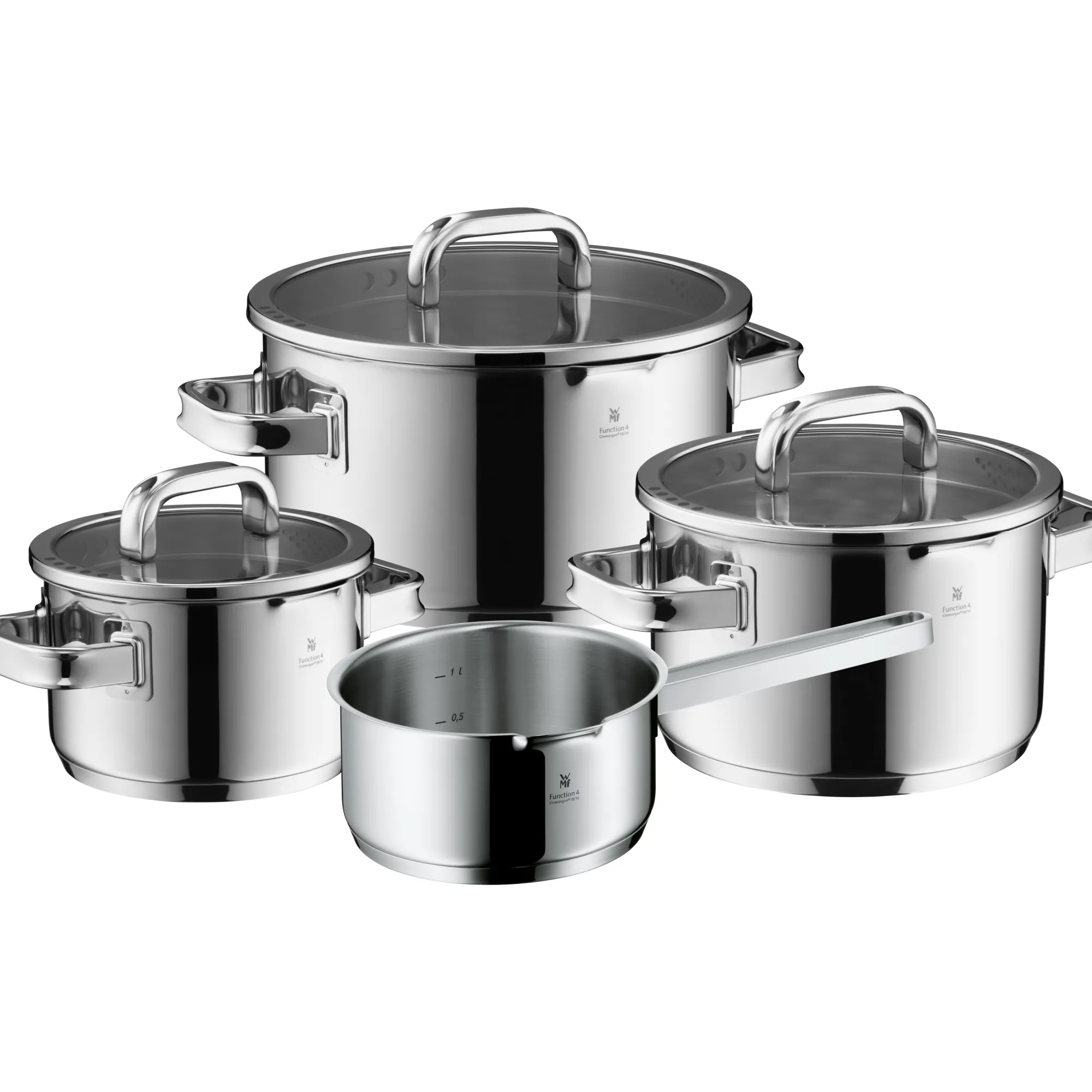 WMF Function 4 Advanced Topf-Vorteils-Set*, 4-teilig| Topfsets