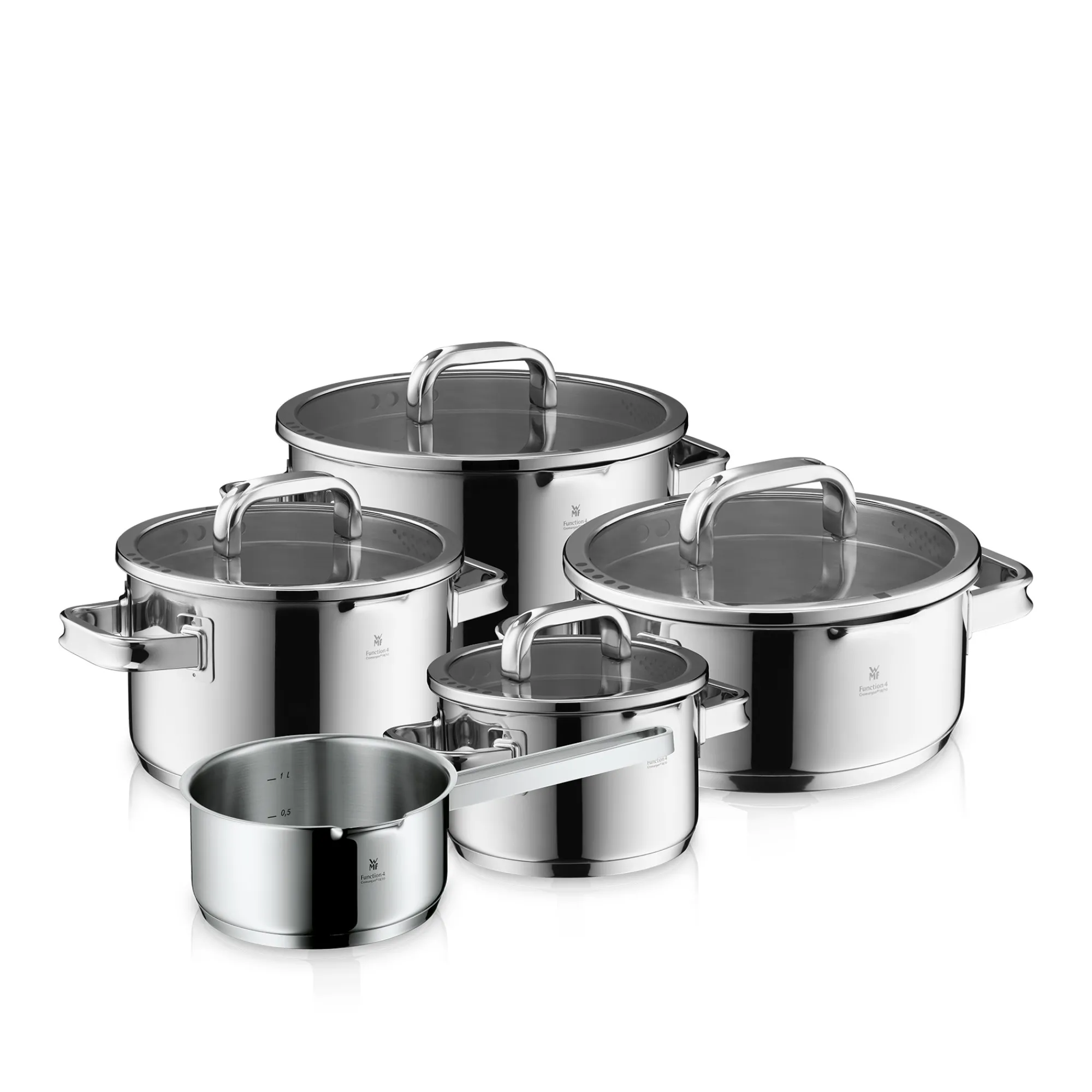 WMF Function 4 Advanced Topf-Vorteils-Set*, 5-teilig| Topfsets