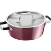 WMF Fusiontec Aromatic Bratentopf, 22 cm, Rose Quartz| Bratentöpfe