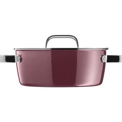 WMF Fusiontec Aromatic Bratentopf, 22 cm, Rose Quartz| Bratentöpfe