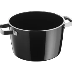 WMF Fusiontec Aromatic Kochtopf, 22 cm, Schwarz| Kochtöpfe|Induktionstöpfe