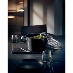 WMF Fusiontec Aromatic Kochtopf, 22 cm, Schwarz| Kochtöpfe|Induktionstöpfe