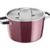 WMF Fusiontec Aromatic Kochtopf, 22 cm, Rose Quartz| Kochtöpfe|Induktionstöpfe