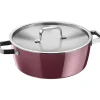 WMF Fusiontec Aromatic Schmortopf, 28 cm, Rose Quartz| Bräter & Schmortöpfe