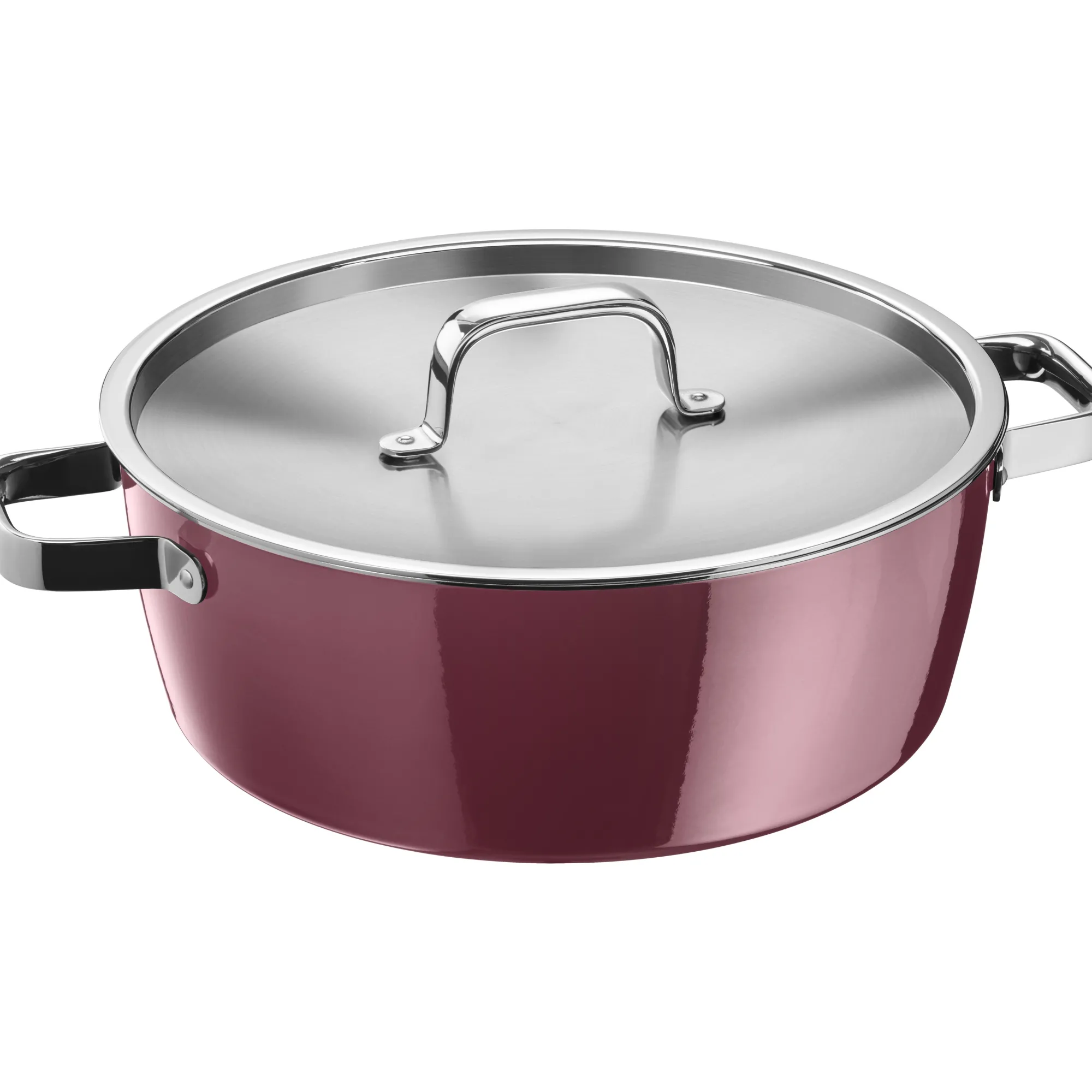 WMF Fusiontec Aromatic Schmortopf, 28 cm, Rose Quartz| Bräter & Schmortöpfe