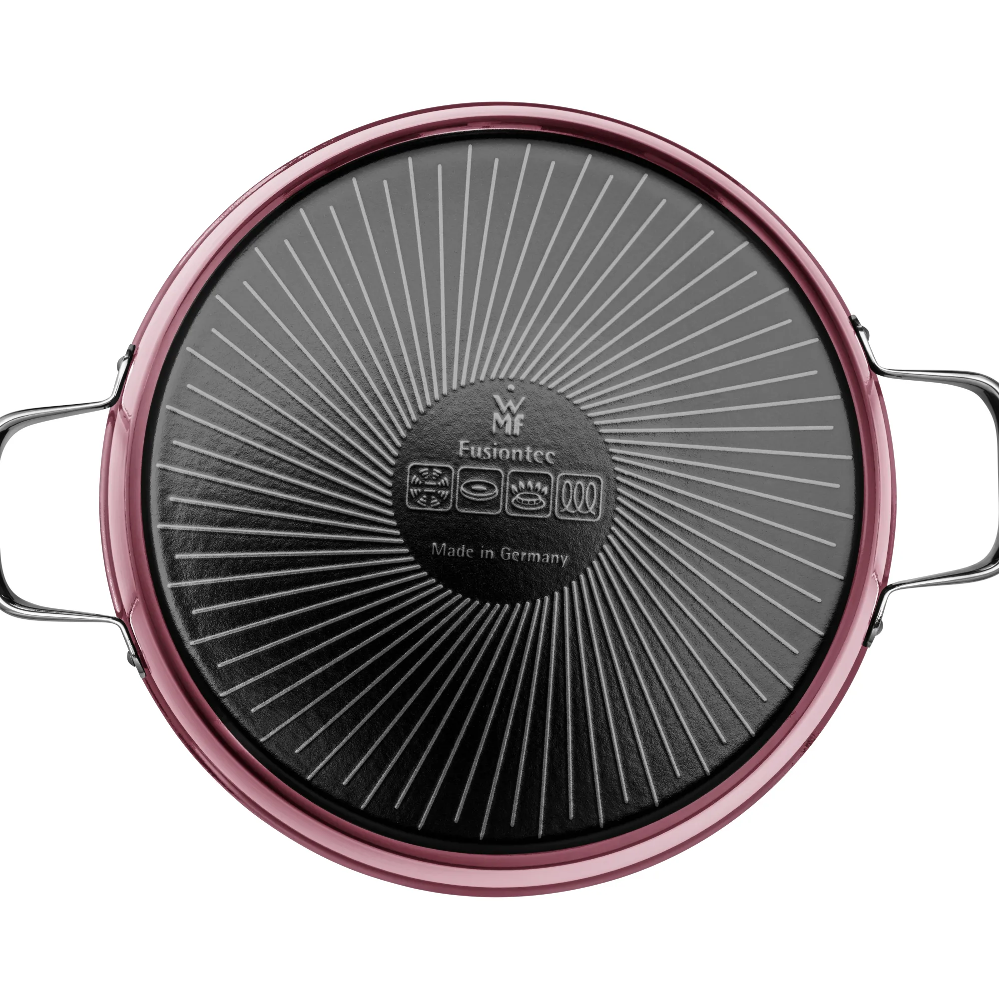 WMF Fusiontec Aromatic Schmortopf, 28 cm, Rose Quartz| Bräter & Schmortöpfe