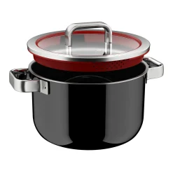 WMF Fusiontec Function Pro, Kochtopf mit Deckel, 24 cm, Black| Kochtöpfe