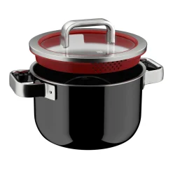 WMF Fusiontec Function Pro, Kochtopf mit Deckel, 20 cm, Black| Kochtöpfe