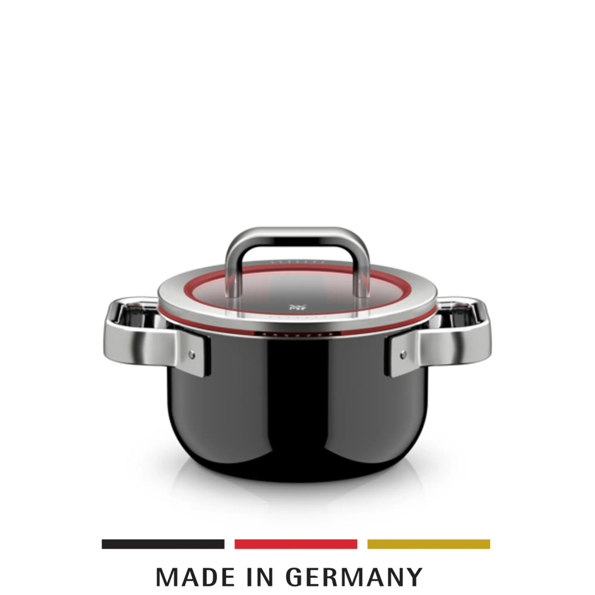 WMF Fusiontec Function Pro, Kochtopf mit Deckel, 16 cm, Black| Kochtöpfe