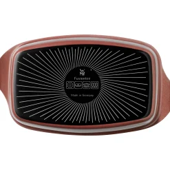WMF Fusiontec Mineral Bräter mit Glasdeckel, rechteckig, 32 x 21 cm, Rose Quartz| Bräter & Schmortöpfe