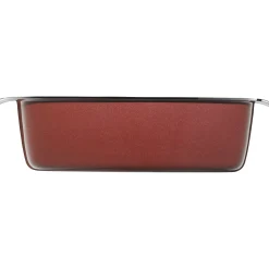 WMF Fusiontec Mineral Bräter mit Glasdeckel, rechteckig, 32 x 21 cm, Rose Quartz| Bräter & Schmortöpfe