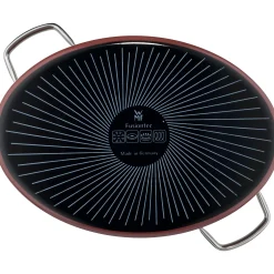 WMF Fusiontec Mineral Bräter mit Glasdeckel, oval, 36 cm, Rose Quartz| Bräter & Schmortöpfe