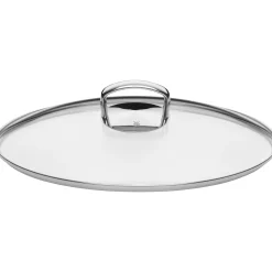 WMF Fusiontec Mineral Bräter mit Glasdeckel, oval, 36 cm, Rose Quartz| Bräter & Schmortöpfe
