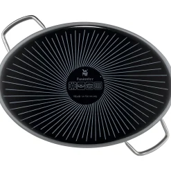 WMF Fusiontec Mineral Bräter mit Glasdeckel, oval, 36 cm, Platinum| Bräter & Schmortöpfe