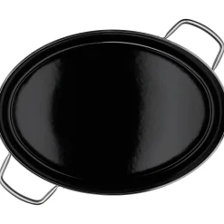 WMF Fusiontec Mineral Bräter mit Glasdeckel, oval, 36 cm, Platinum| Bräter & Schmortöpfe