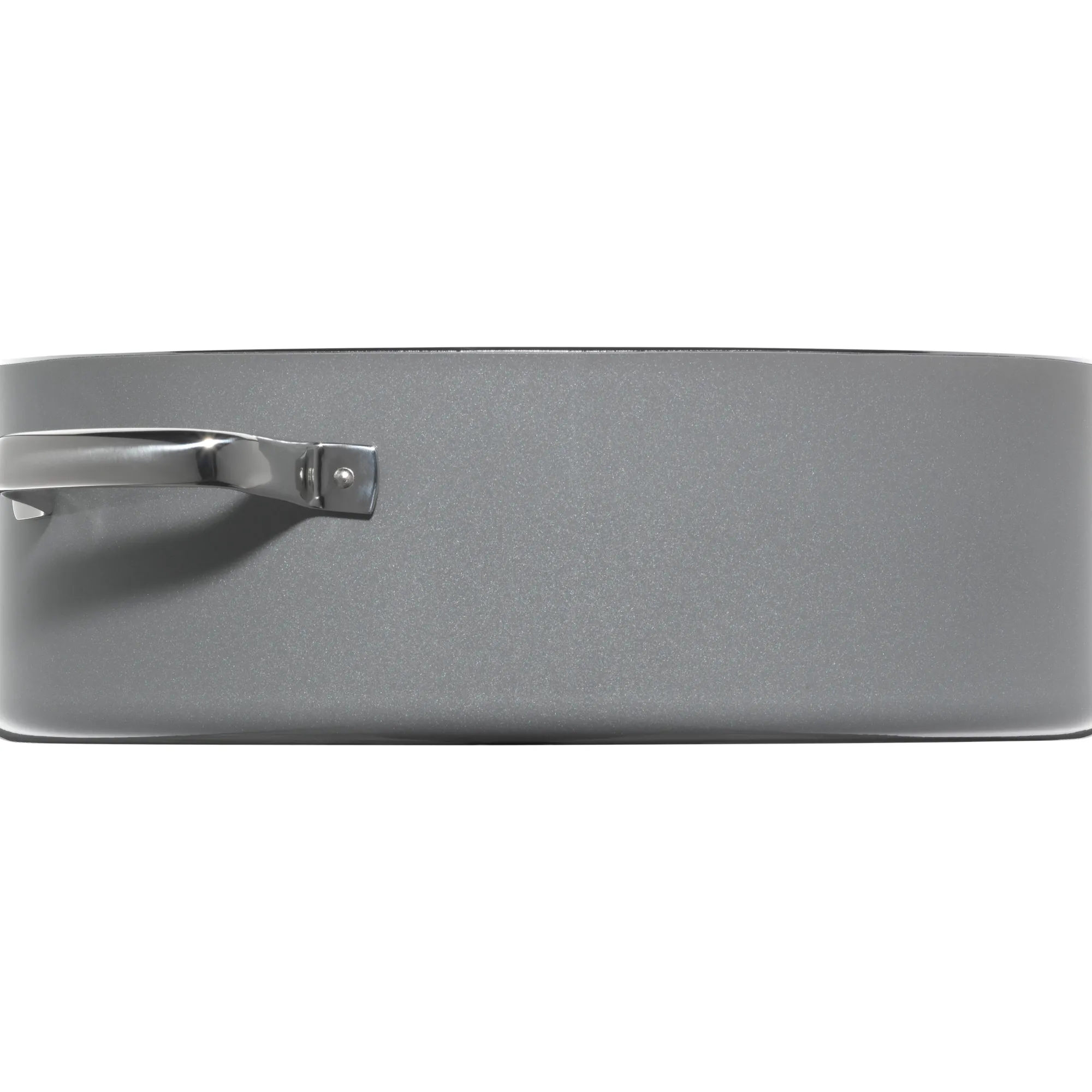 WMF Fusiontec Mineral Bräter mit Glasdeckel, oval, 36 cm, Platinum| Bräter & Schmortöpfe