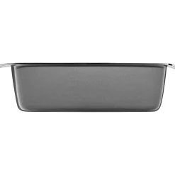 WMF Fusiontec Mineral Bräter mit Glasdeckel, rechteckig, 32 x 21 cm, Platinum| Bräter & Schmortöpfe