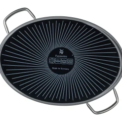 WMF Fusiontec Mineral Multi-Bräter mit Edelstahldeckel, 38 cm, Platinum| Bräter & Schmortöpfe