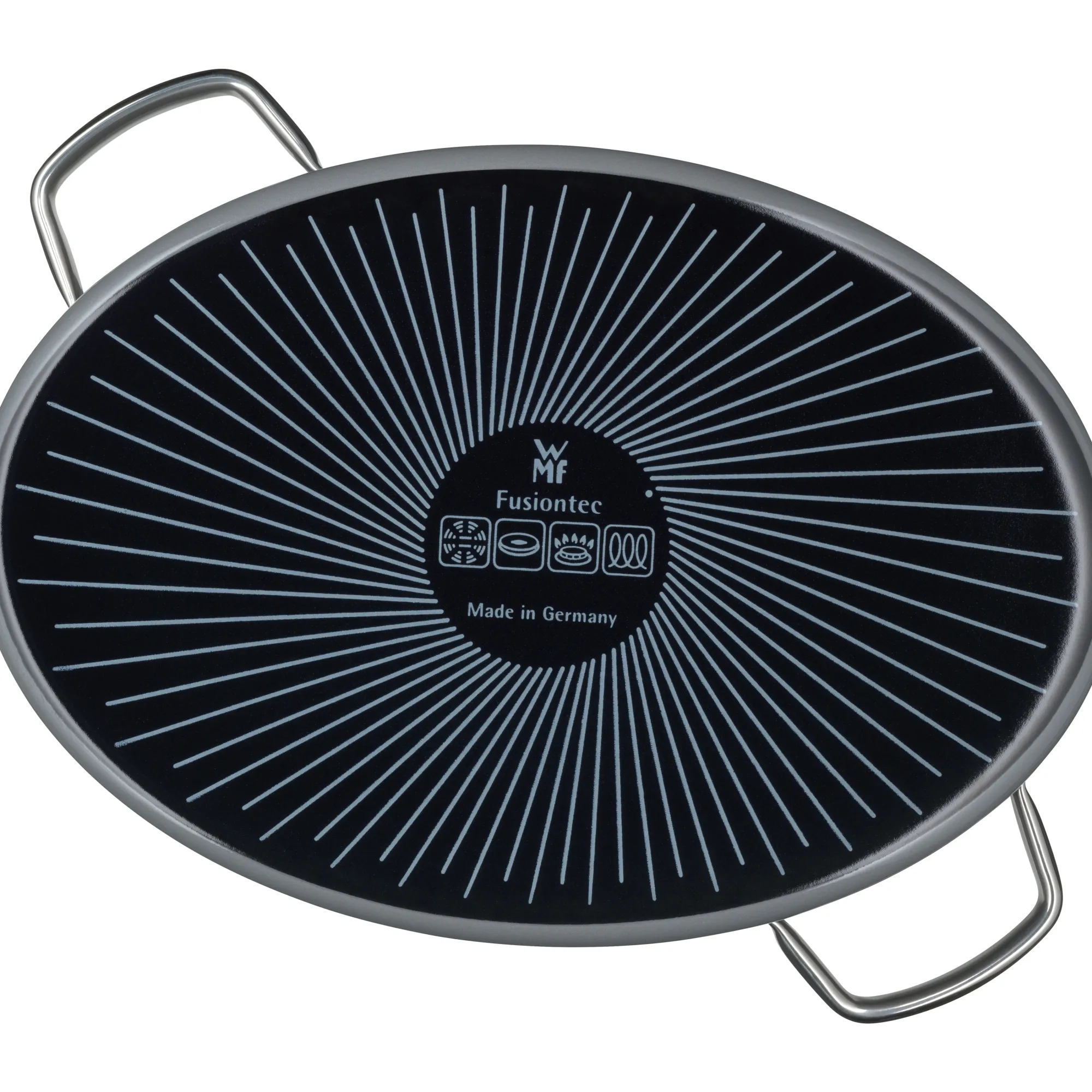 WMF Fusiontec Mineral Multi-Bräter mit Edelstahldeckel, 38 cm, Platinum| Bräter & Schmortöpfe