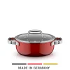 WMF Fusiontec Mineral Pro, Bratentopf mit Deckel, 20 cm, Passion Red| Bratentöpfe