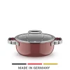 WMF Fusiontec Mineral Pro, Bratentopf mit Deckel, 20 cm, Rose Quartz| Induktionstöpfe