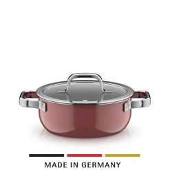 WMF Fusiontec Mineral Pro, Bratentopf mit Deckel, 20 cm, Rose Quartz| Induktionstöpfe
