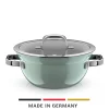 WMF Fusiontec Mineral Pro, Kochschüssel mit Deckel, 24 cm, Eucalyptus Haze| Kochtöpfe