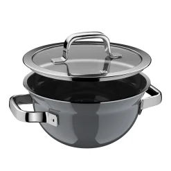 WMF Fusiontec Mineral Pro, Kochschüssel mit Deckel, 20 cm, Platinum| Kochtöpfe|Induktionstöpfe