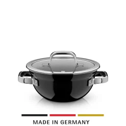 WMF Fusiontec Mineral Pro, Kochschüssel mit Deckel, 20 cm, Black| Kochtöpfe|Induktionstöpfe