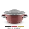 WMF Fusiontec Mineral Pro, Kochschüssel mit Deckel, 24 cm, Rose Quartz| Kochtöpfe