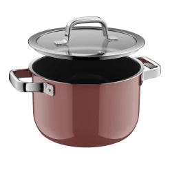 WMF Fusiontec Mineral Pro, Kochtopf mit Deckel, 20 cm, Rose Quartz| Kochtöpfe|Induktionstöpfe
