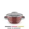 WMF Fusiontec Mineral Pro, Kochschüssel mit Deckel, 20 cm, Rose Quartz| Induktionstöpfe|Kochtöpfe