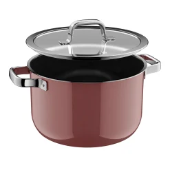 WMF Fusiontec Mineral Pro, Kochtopf mit Deckel, 24 cm, Rose Quartz| Kochtöpfe|Induktionstöpfe