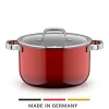 WMF Fusiontec Mineral Pro, Kochtopf mit Deckel, 24 cm, Passion Red| Kochtöpfe|Induktionstöpfe