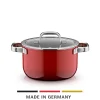 WMF Fusiontec Mineral Pro, Kochtopf mit Deckel, 20 cm, Passion Red| Kochtöpfe