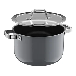 WMF Fusiontec Mineral Pro, Kochtopf mit Deckel, 24 cm, Platinum| Kochtöpfe|Induktionstöpfe