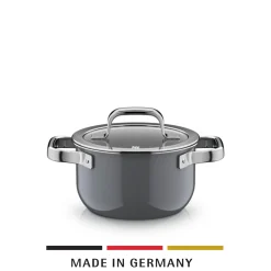 WMF Fusiontec Mineral Pro, Kochtopf mit Deckel, 16 cm, Platinum| Kochtöpfe|Induktionstöpfe