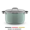WMF Fusiontec Mineral Pro, Kochtopf mit Deckel, 24 cm, Eucalyptus Haze| Kochtöpfe|Induktionstöpfe
