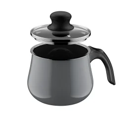WMF Fusiontec Mineral Pro, Mini-Topf mit Deckel, 12 cm, Platinum| Induktionstöpfe