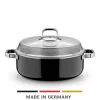 WMF Fusiontec Mineral Pro, Schmortopf mit Deckel, 28 cm, Black| Induktionstöpfe|Induktionspfannen