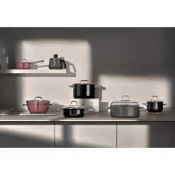 WMF Fusiontec Mineral Pro, Schmortopf mit Deckel, 28 cm, Platinum| Induktionstöpfe