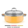 WMF Fusiontec Mineral Pro, Schmortopf mit Deckel, 28 cm, Mango Yellow| Induktionstöpfe