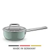 WMF Fusiontec Mineral Pro, Stielkasserolle mit Deckel, 16 cm, Eucalyptus Haze| Induktionstöpfe