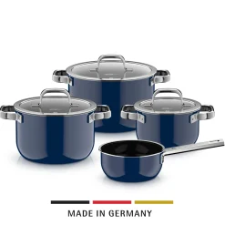WMF Fusiontec Mineral Pro, Topf-Set, 4-teilig, Tim Raue Edition| Topfsets