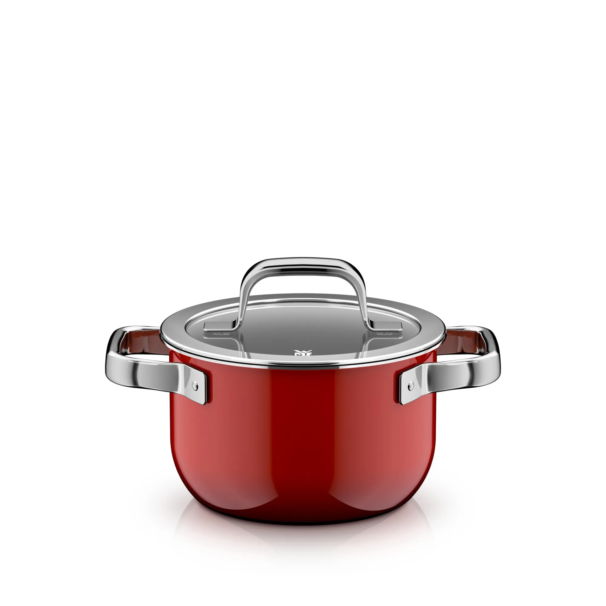 WMF Fusiontec Mineral Pro, Topf-Set, 4-teilig, Passion Red| Topfsets