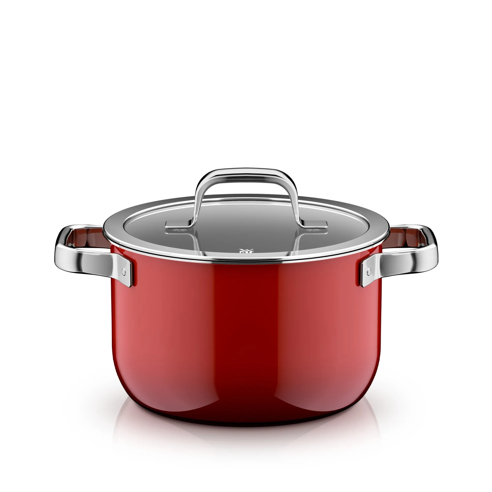 WMF Fusiontec Mineral Pro, Topf-Set, 4-teilig, Passion Red| Topfsets