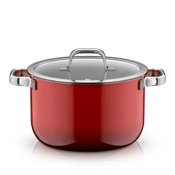 WMF Fusiontec Mineral Pro, Topf-Set, 4-teilig, Passion Red| Topfsets