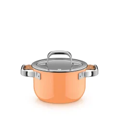 WMF Fusiontec Mineral Pro, Topf-Set, 4-teilig, Papaya Orange| Topfsets